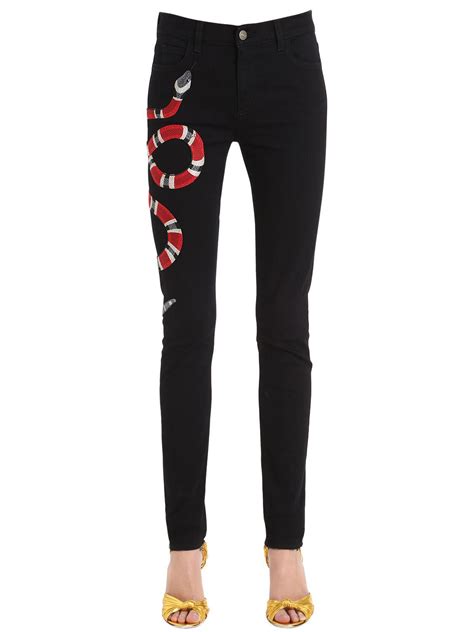 gucci snake jeans xxl|gucci snake jeans women.